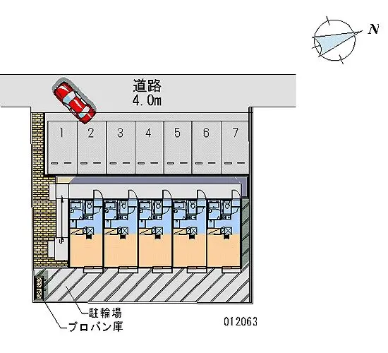 ★手数料０円★長岡市東神田３丁目　月極駐車場（LP）